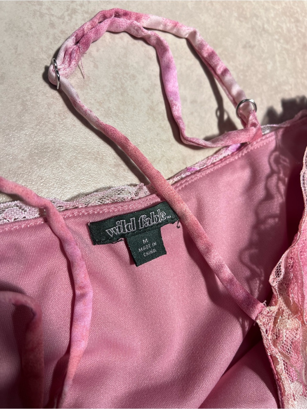 wild fable Pink Tie-Dye Mini Dress - Picture 3 of 4